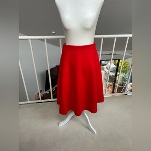 M.DEUX Japan Bright red Circle Skirt Vintage Inspired Kawaii NWT Japanese Brand